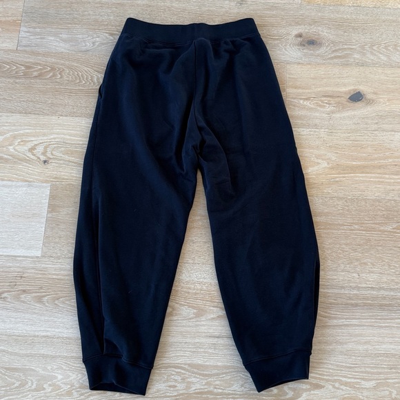 Tibi Sculpted Sweatshirt & Calder Sweatpants Set Navy Blue Sz Med - Picture 4 of 6
